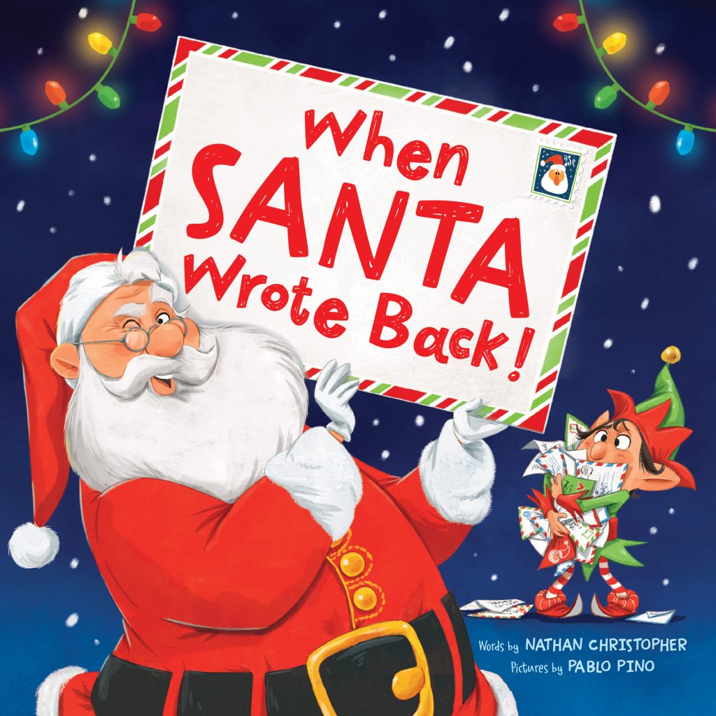 When Santa Wrote Back! Book cover.